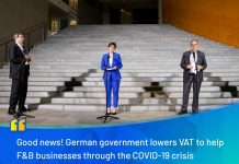 Good news! German government lowers VAT to help F&B businesses through the COVID-19 crisis